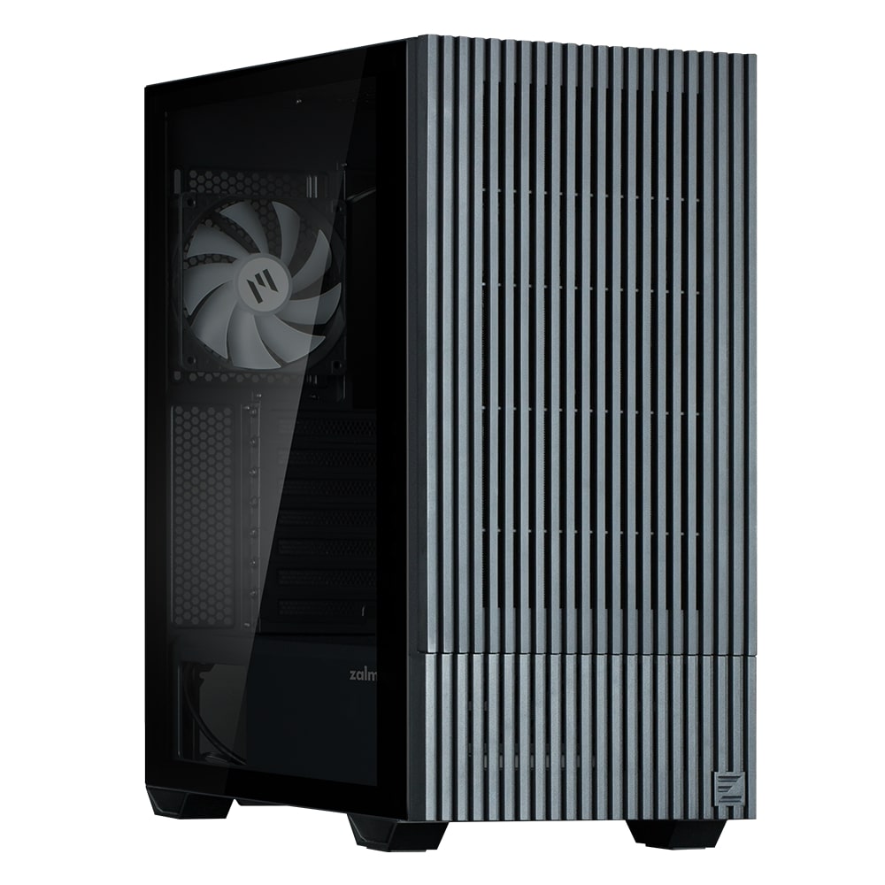 Корпус Zalman Z10 DS без БП, 2xUSB3.0, 1xUSB Type-C, 2x120мм, 1x120мм ARGB, TG Side Panel, ATX, черный