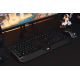 Клавиатура мембранная 2E GAMING KG315, 110 клавиш, USB-A, EN/RU, RGB подсветка, черный