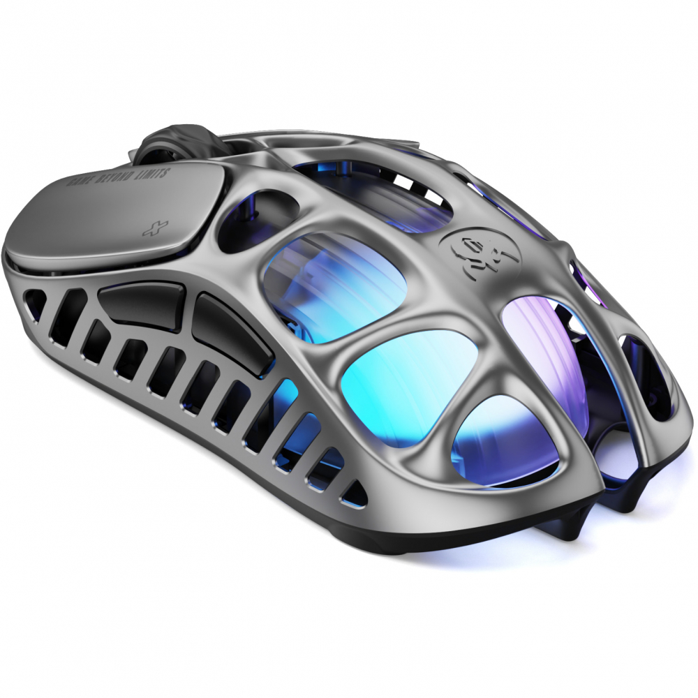 Мышь GravaStar Mercury X Pro, 8K, BT/WL/USB-A, RGB, черный