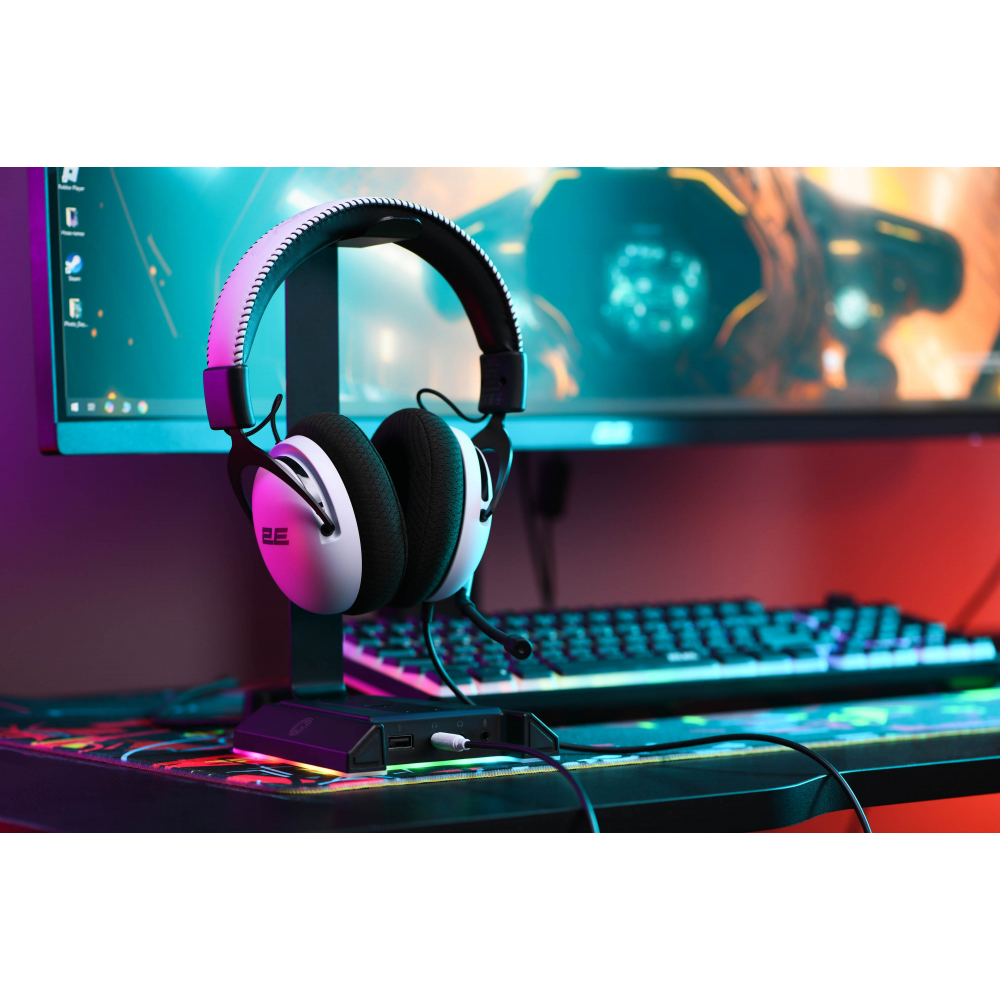 Гарнитура игровая 2E GAMING HG310 V2, mini-jack, 1.5м, белый