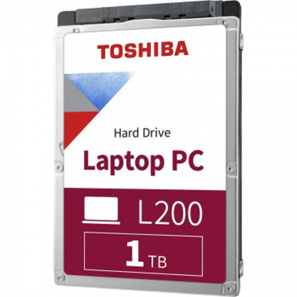 Жесткий диск Toshiba SATA-III 1Tb HDWL110UZSVA Notebook L200 Slim (5400rpm) 128Mb 2.5"