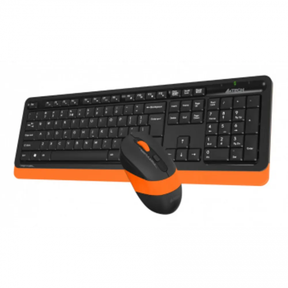 Клавиатура и мышь A4Tech Fstyler FG1010 Orange (черно-оранжевые)