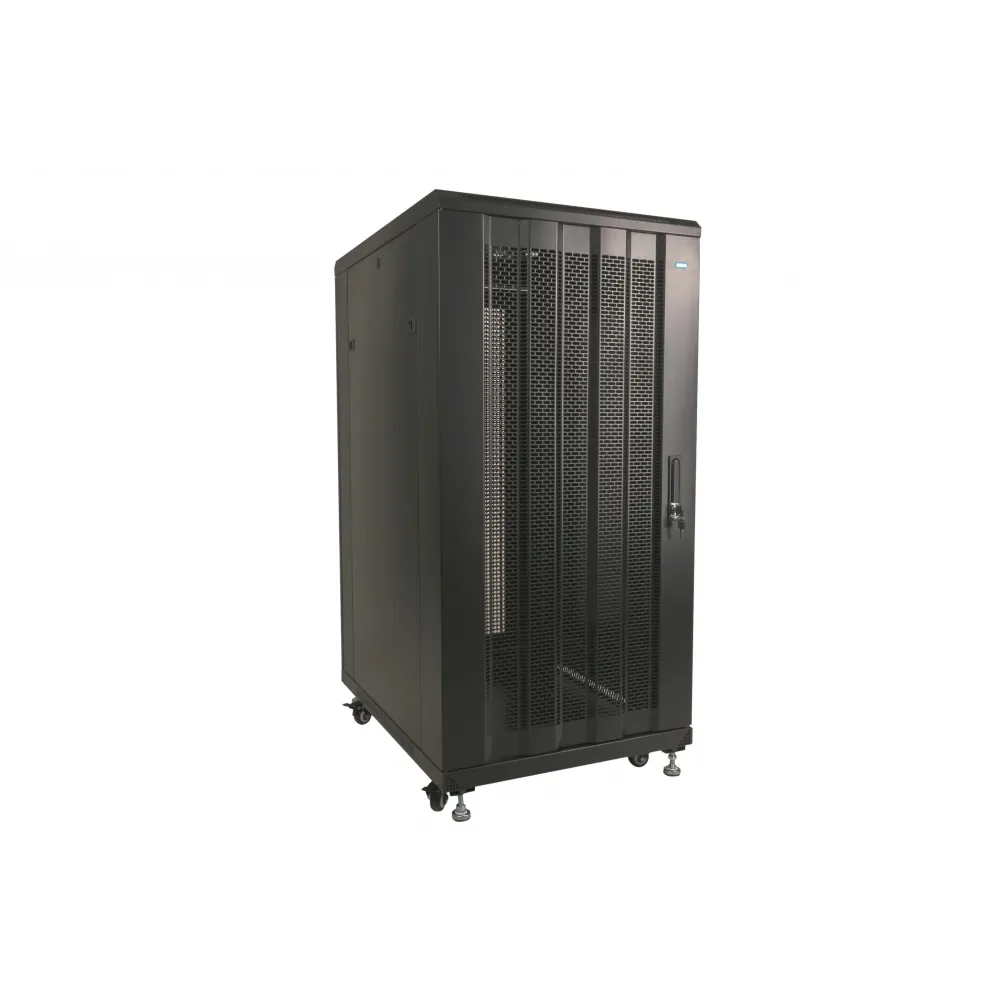Шкаф напольный 24U 600x800x1150 мм с перфорированной дверью