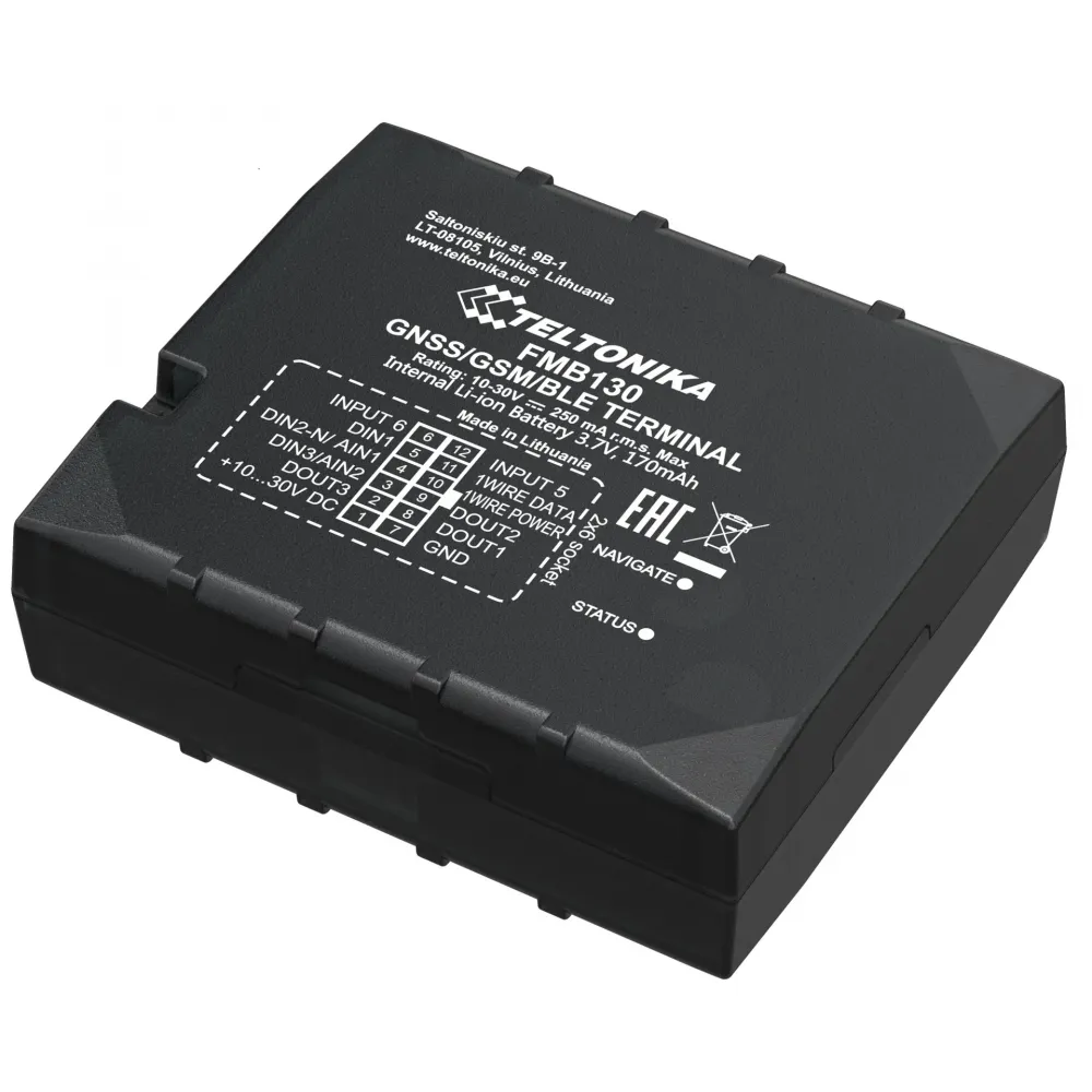 FMB130 GPS контроллер местонахождения и состояния транспорта