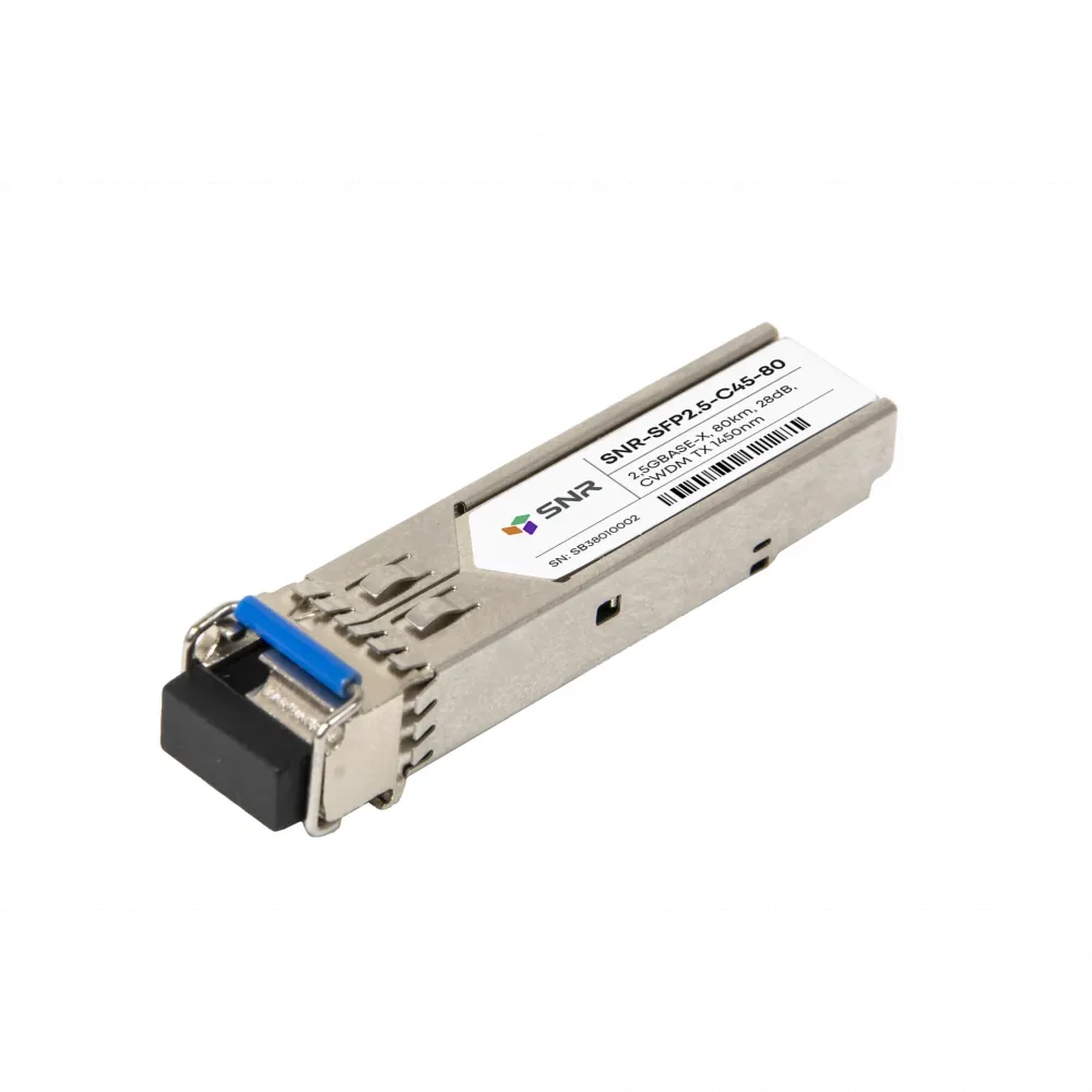Модуль SFP 2.5G CWDM 1450нм, 80км (28dB)