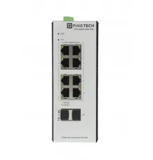 Управляемый промышленный POE коммутатор PXT-S250G-2S8T-POE
