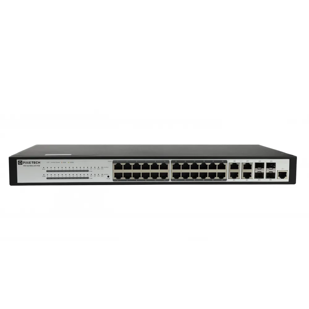 Управляемый PoE коммутатор PXT-S2780G-24T-POE, 24 порта 2.5GbE, уровень L2