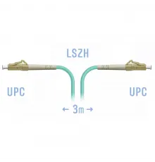 Патчкорд оптический LC/UPC MM 3 метра