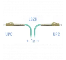 Патчкорд оптический LC/UPC MM 1m