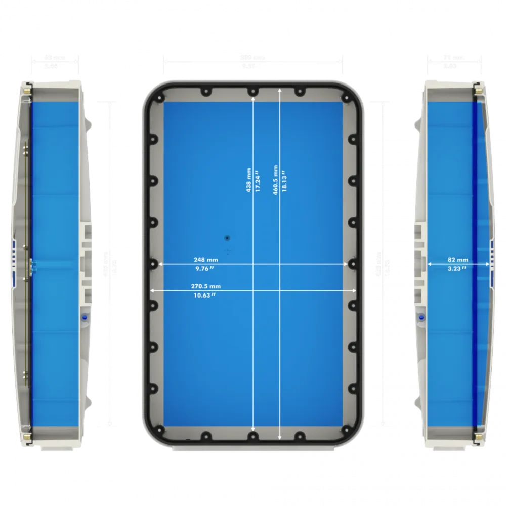 Антенна секторная WIBOX 5,1-5,9 ГГц 19dBi 45°