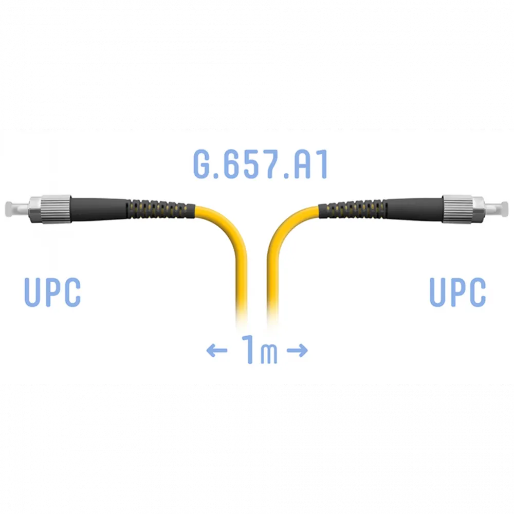 Патчкорд оптический FC/UPC SM G.657.A1 1 метр