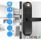 Дверной Wi-Fi замок Tuya Smart PST-E202 с отпечатком пальца, кодом и картой