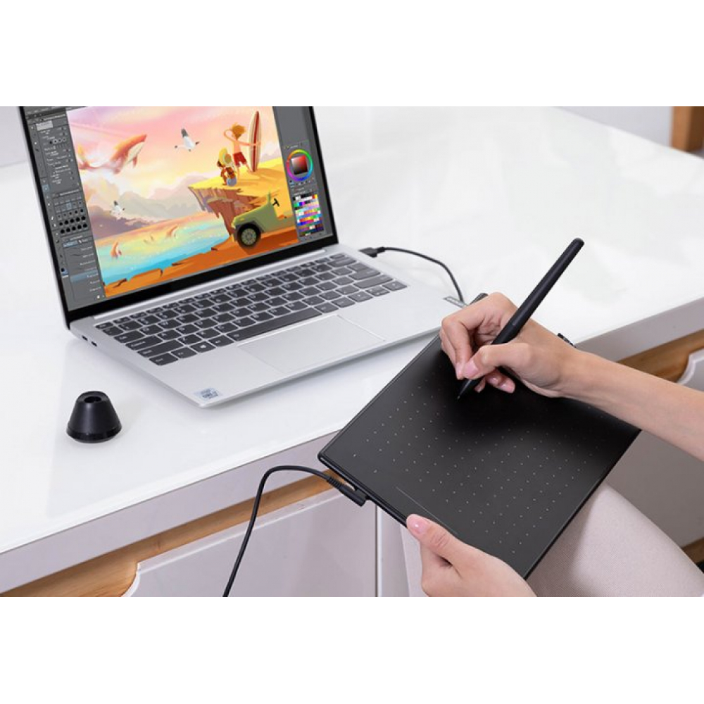 Графический планшет Huion RTM-500 8.7x5.4 дюйма, USB-C, черный