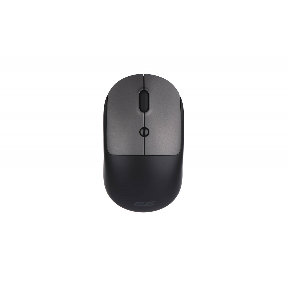 Мышь 2E MF218 Silent, WL/BT, чёрно-серый