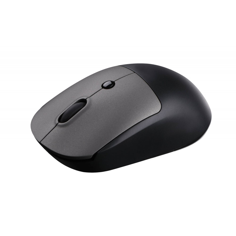 Мышь 2E MF218 Silent, WL/BT, чёрно-серый
