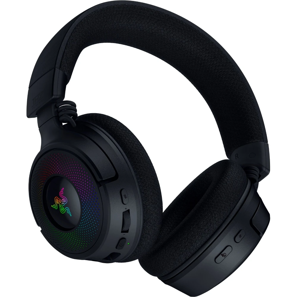 Гарнитура игровая Razer Kraken V4 USB-A/WL/BT RGB чёрный