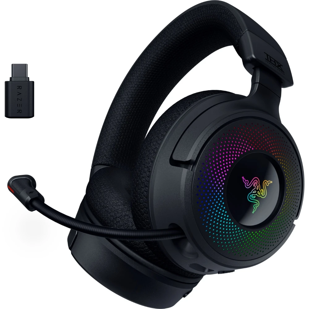 Гарнитура игровая Razer Kraken V4 USB-A/WL/BT RGB чёрный