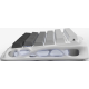 Клавиатура механическая GravaStar Mercury K1 80keys, GravaStar x Kailh Cheery Pink, EN, BT/WL/USB, белый