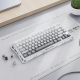 Клавиатура механическая GravaStar Mercury K1 80keys, GravaStar x Kailh Cheery Pink, EN, BT/WL/USB, белый