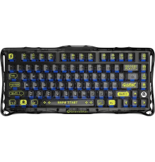 Клавиатура механическая GravaStar Mercury K1 Lite 80keys, GravaStar x BSUN Grey, BT/WL/USB, Transparent Black