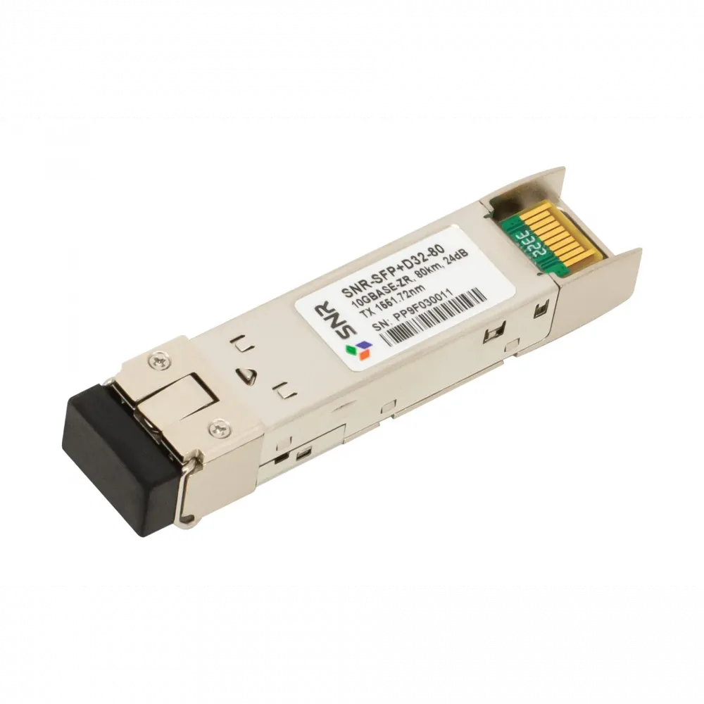 Модуль SFP+ DWDM оптический, дальность до 80км (24dB), 1551.72нм