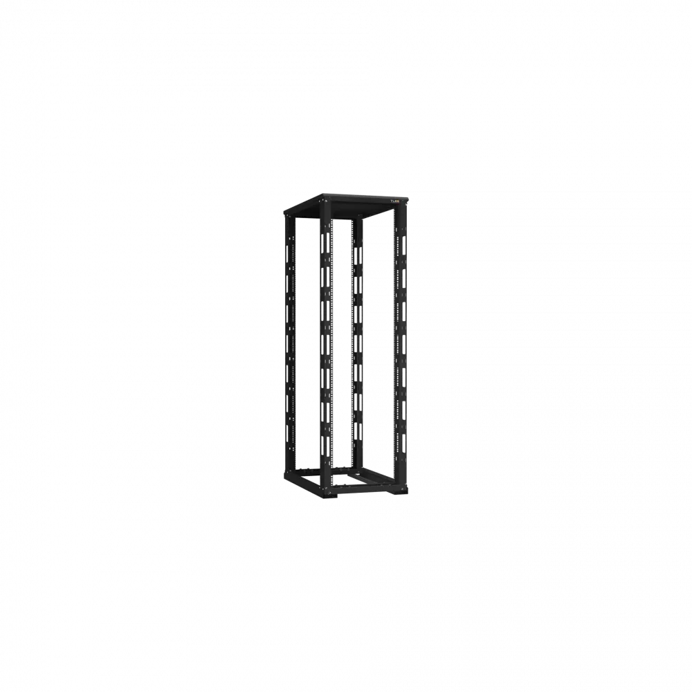Монтажная стойка двухрамная 42U, 600x1000 мм, черная