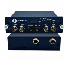 Четырехканальный конвертер 3G-SDI для передачи видео Stream Labs MediaXOptic