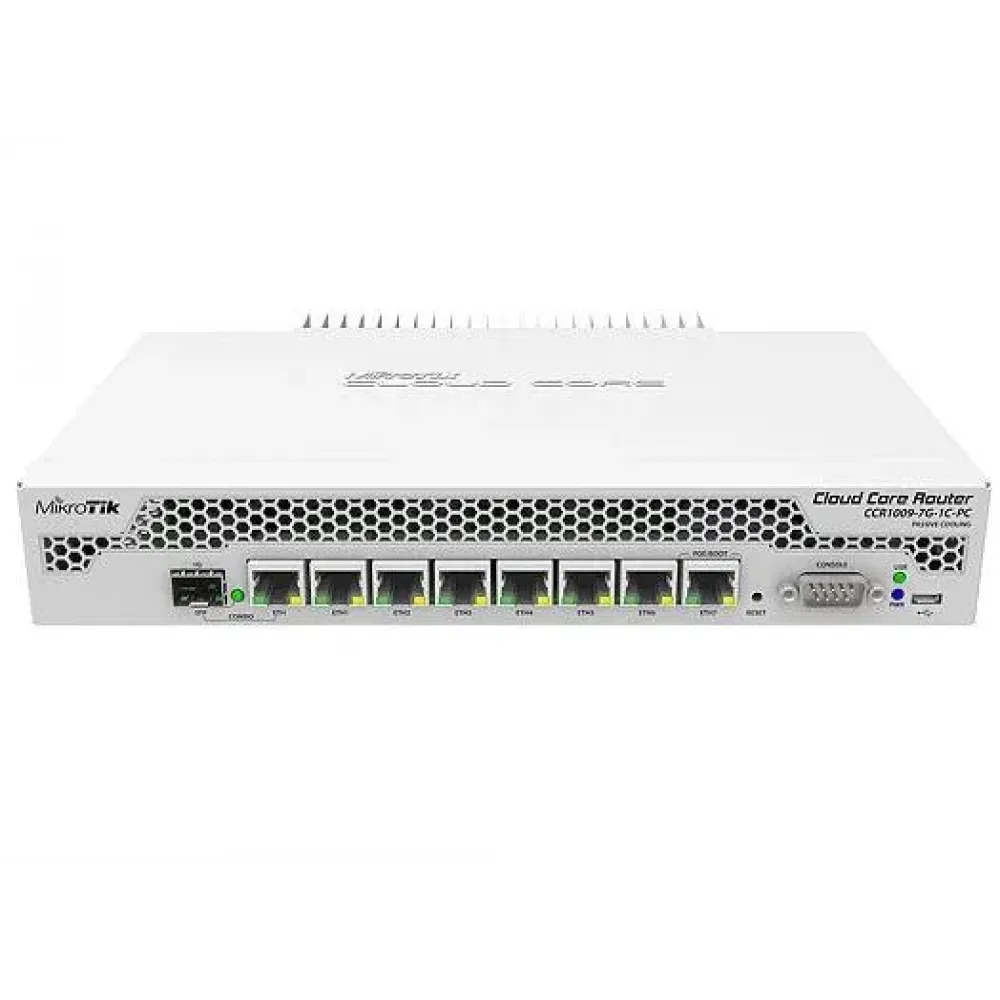 Маршрутизатор Mikrotik Cloud Core Router CCR1009-7G-1C-1S+PC