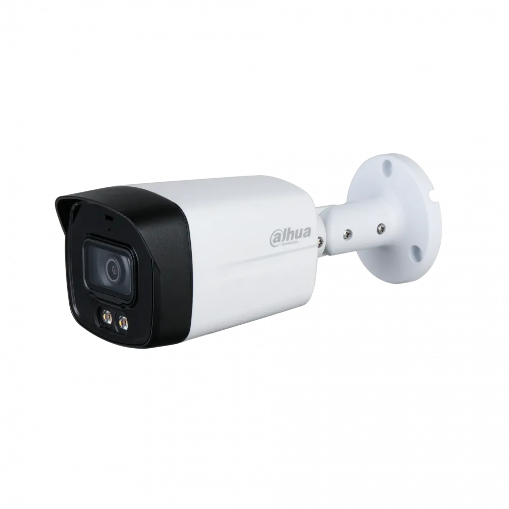 HDCVI камера Dahua DH-HAC-HFW1239TLMP-LED-0280B: купить уличную купольную камеру 2 Мп