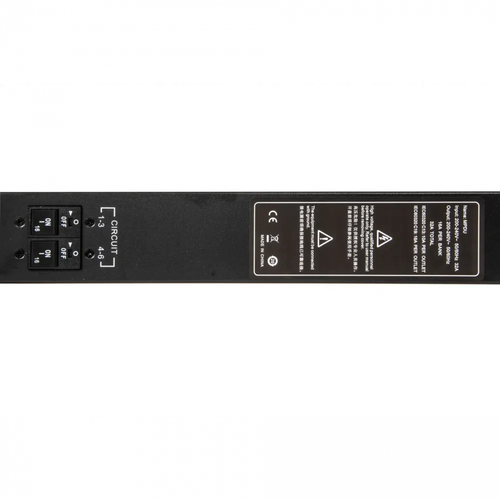 Блок розеток с функцией измерения STD, 42xC13, вход IEC60309 3x32A (3P+N+PE)