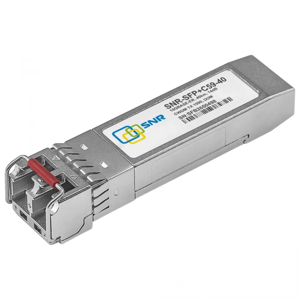 Модуль SFP+ CWDM оптический, дальность до 40 км (14dB), 1590нм