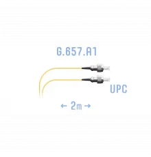 Шнур монтажный оптический FC/UPC SM G.657.A1 2 метра