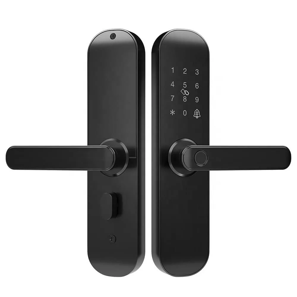 Дверной Wi-Fi замок Tuya Smart PST-E202 с отпечатком пальца, кодом и картой