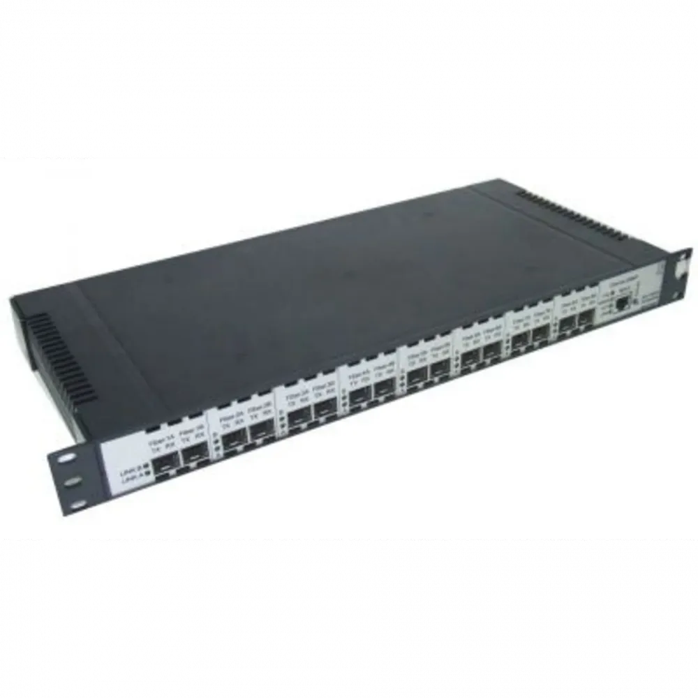 Медиаконвертер 8-канальный STM, ATM, Gigabit Ethernet 1U