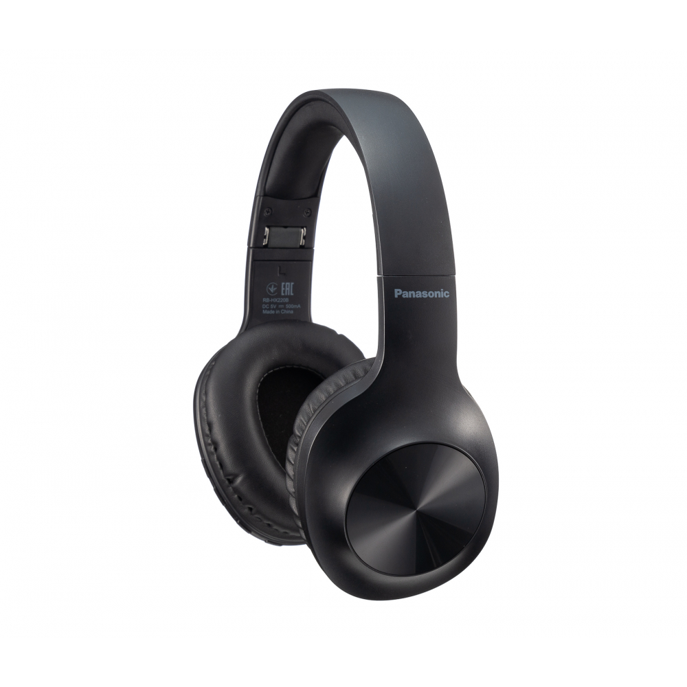 Наушники Over-ear Panasonic RB-HX220 BT 5.0, SBC, Wireless, Mic, Черный