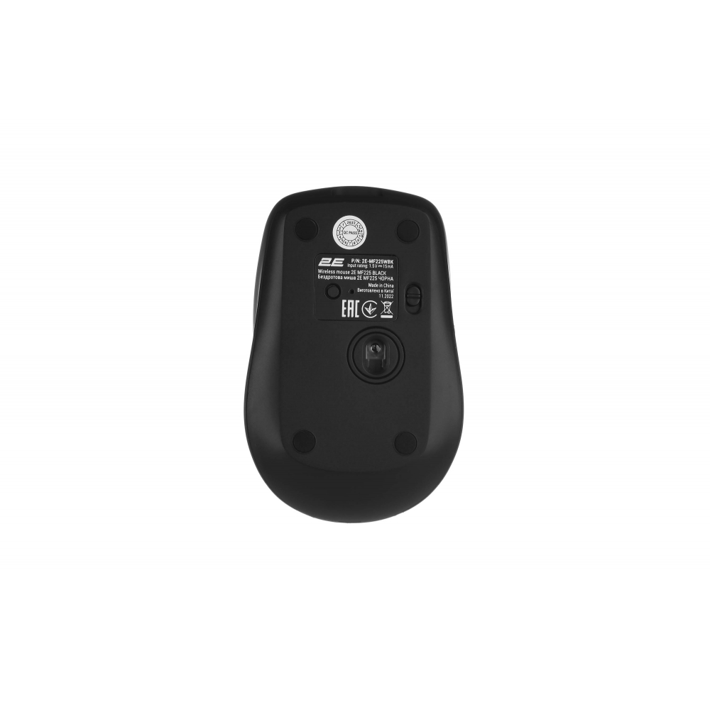Мышь 2E MF225 Silent, WL/BT, чёрный