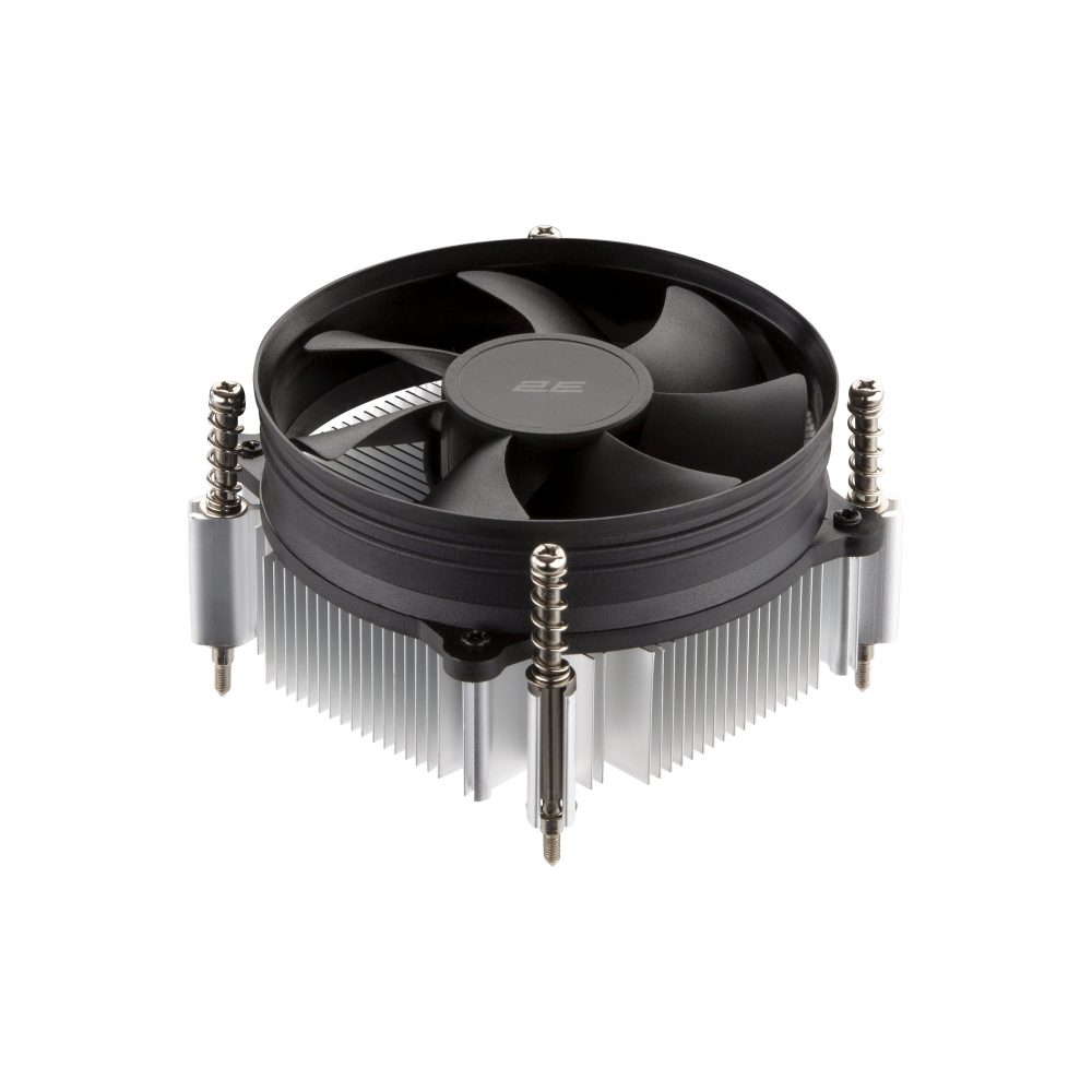 Процессорный кулер 2E CX10384 для сокетов LGA1700, 1366, 1200, 115x с 4pin PWM и TDP 65W
