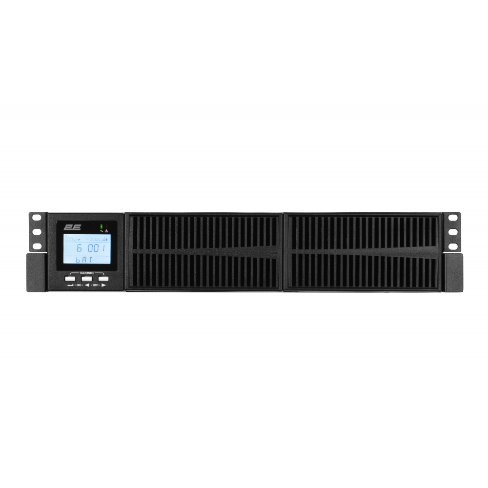 ИБП 2E OD3000RT, 3000VA/2700W, RT2U, LCD, USB, 3xSchuko