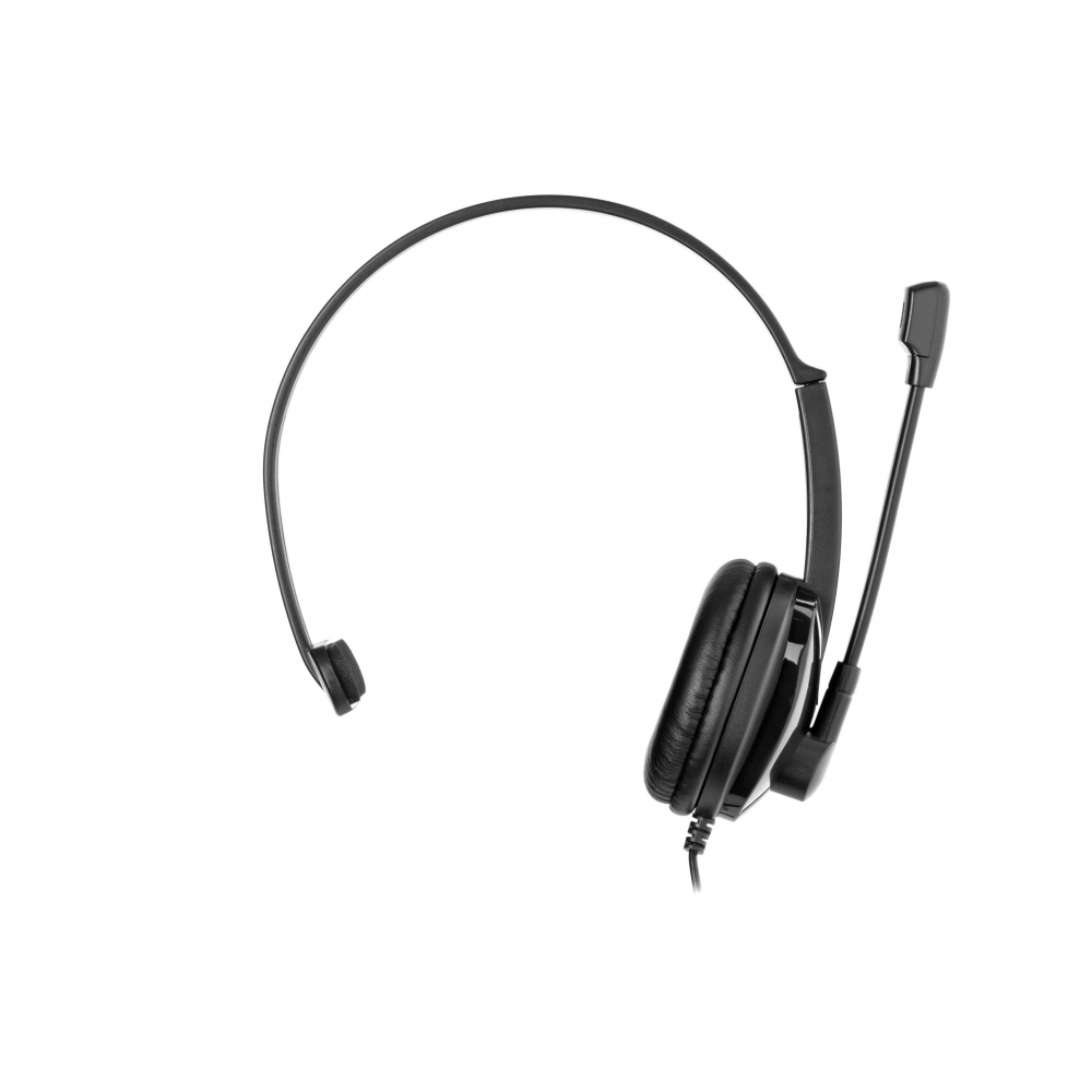 Гарнитура ПК моно On-ear 2E CH12 USB, omni-mic, 2м, черный
