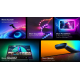 Набор адаптивной подсветки Govee H605C Envisual TV Backlight T2 с двойными камерами 55-65" RGB Черный