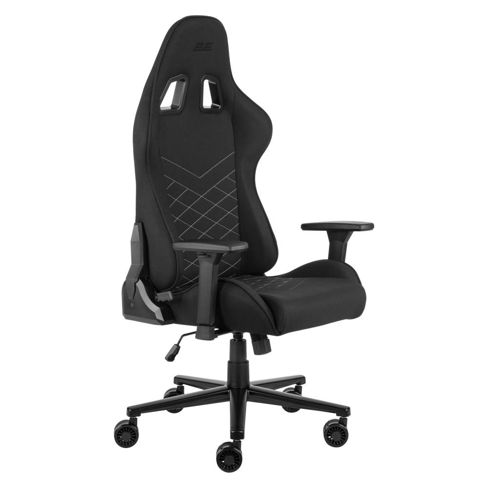 Кресло 2E GAMING BUSHIDO II, ткань, 3D-Armrests, серый тёмный