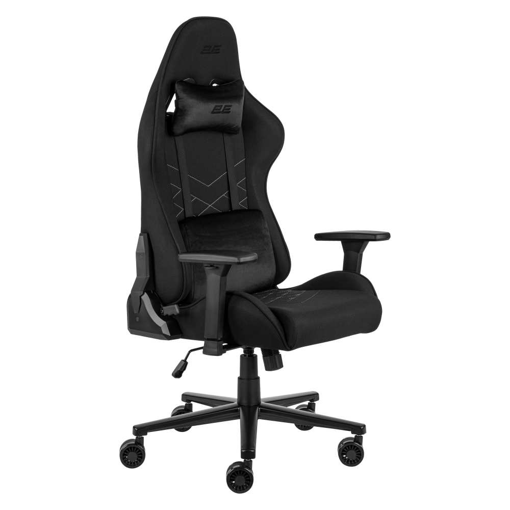 Кресло 2E GAMING BUSHIDO II, ткань, 3D-Armrests, серый тёмный