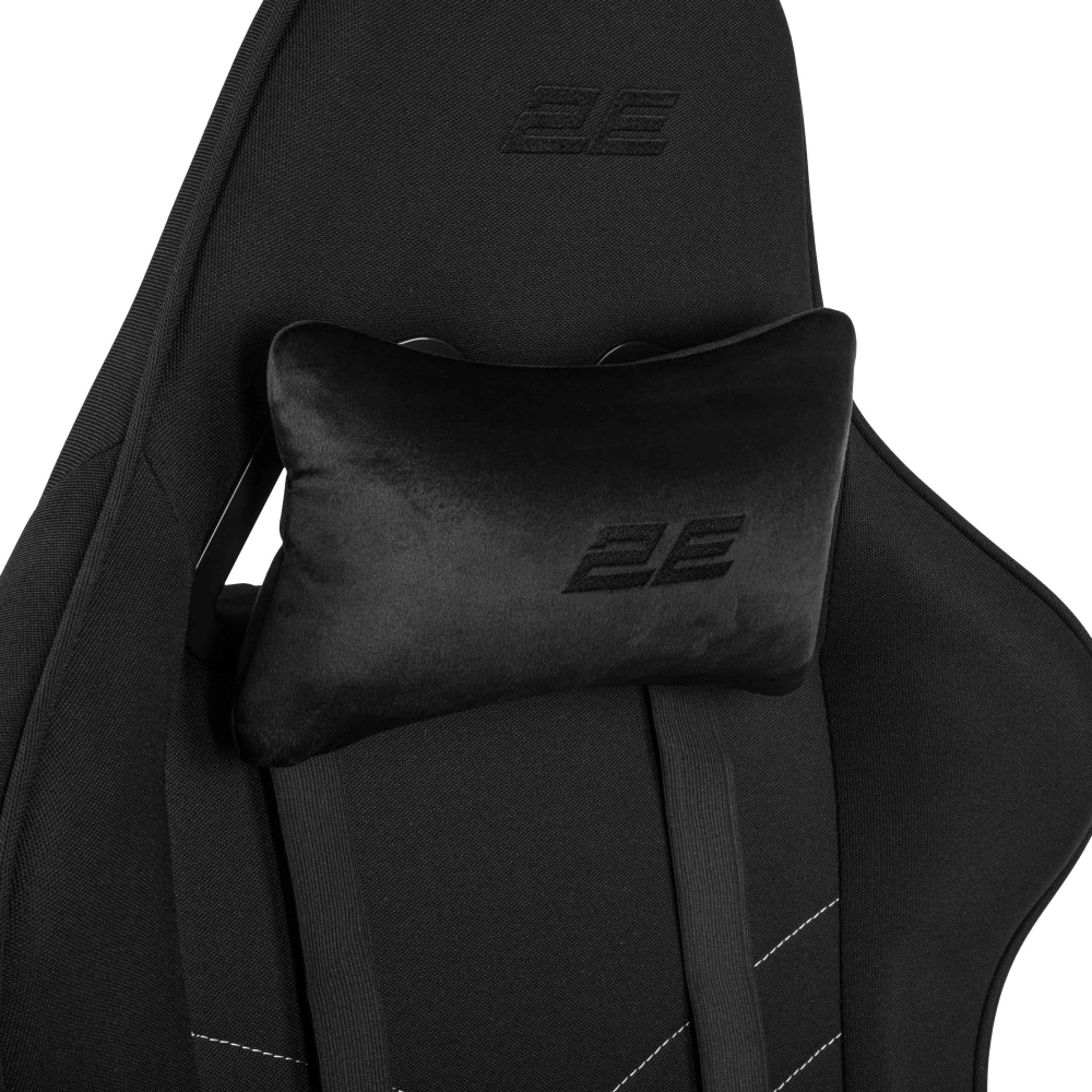 Кресло 2E GAMING BUSHIDO II, ткань, 3D-Armrests, серый тёмный