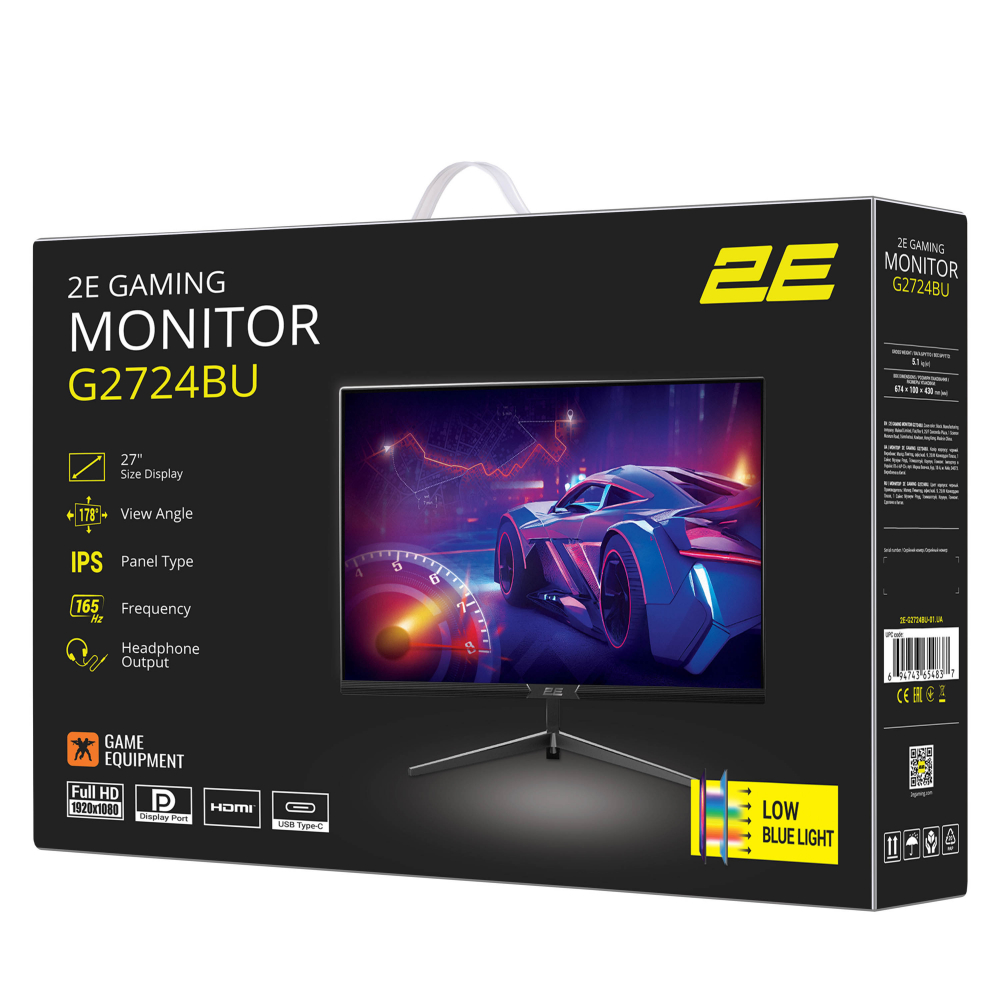 Монитор 2E GAMING 27 G2724BU