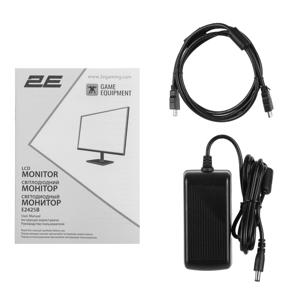 Монитор 2E 23.8" E2425B D-Sub, HDMI, VA, 100Hz, FreeSync