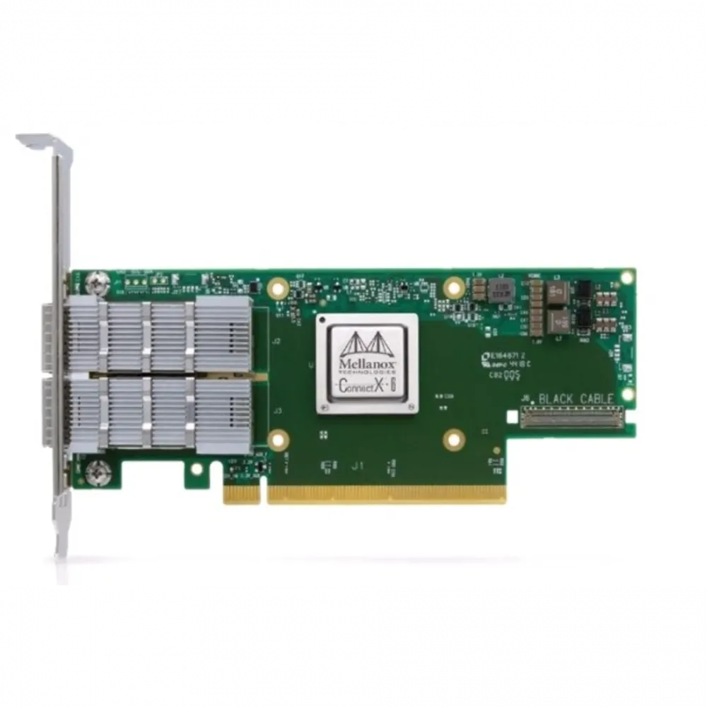Сетевая карта Mellanox ConnectX-6 VPI, 2 порта 100Gb InfiniBand, QSFP56