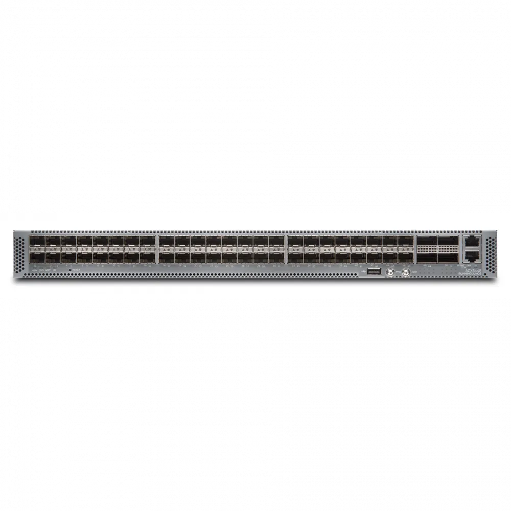 Маршрутизатор ACX5448, 48 портов SFP+/SFP, 4 порта QSFP28, резервные вентиляторы и блоки питания AC
