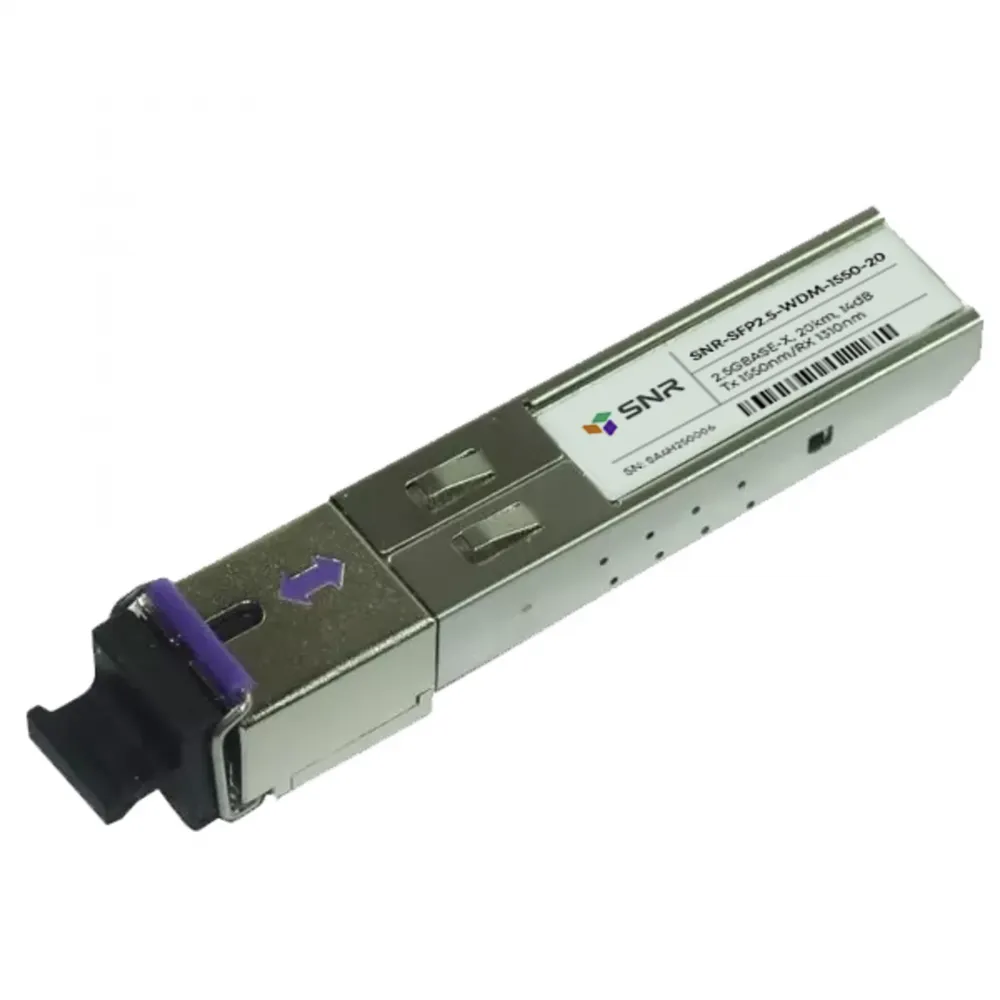 Модуль SFP 2.5G WDM, 20 км, 1550 нм