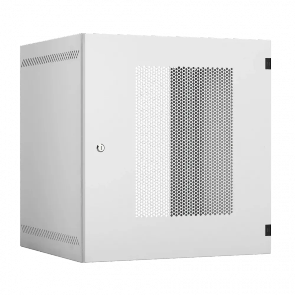 Настенный шкаф 19" 12U, перфорация, 540x500 мм, серый
