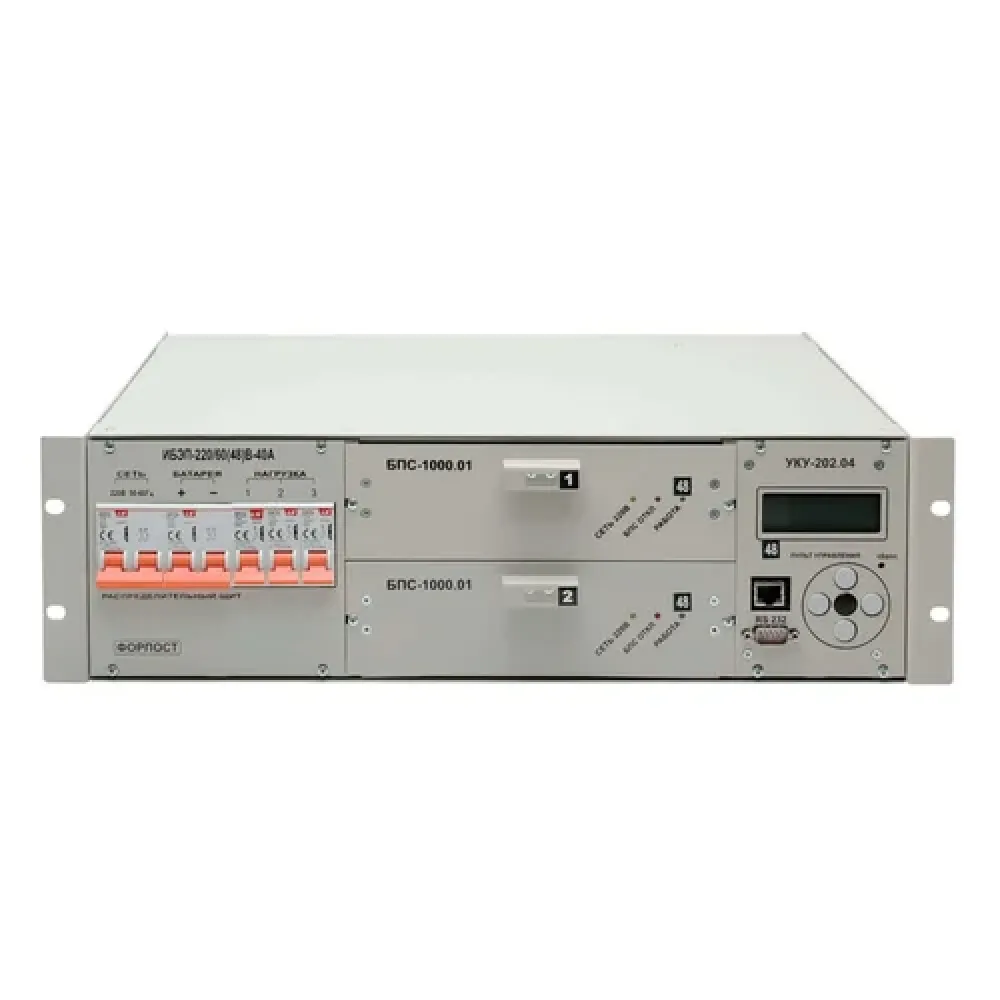 Преобразователь ИБЭП-220/48B-12A-1/2(360)-3U: купить в интернет-магазине